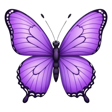 Borboleta roxa sticker