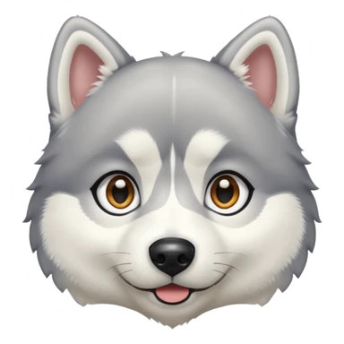 Pups husky sticker