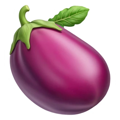 pink eggplant sticker