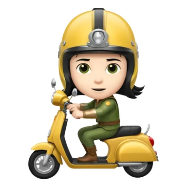 loki god drive scooter sticker