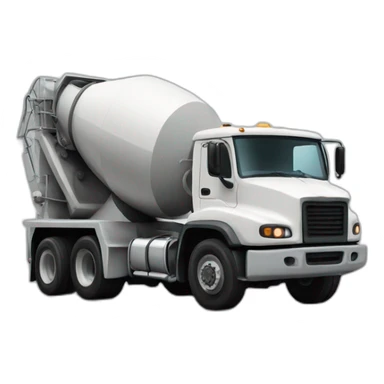 concrete mixer truck sticker