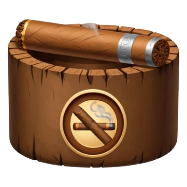 cigar under bloc symbol sticker