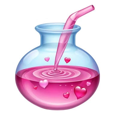 super realistic pink love potion sticker