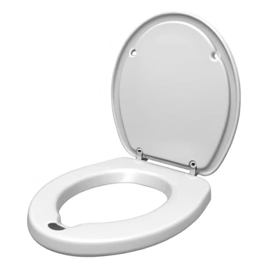 Baby toilet seat without a lid  sticker