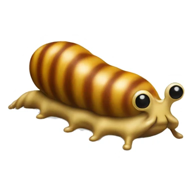 Slug with human legs  sticker