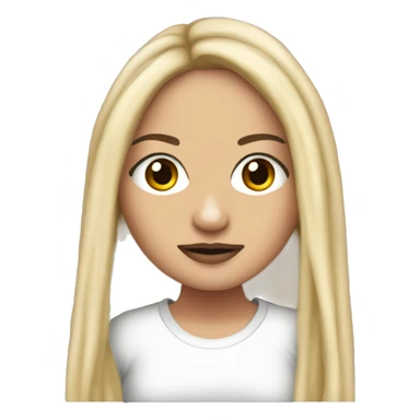 Amanda Bynes wearing brat sticker