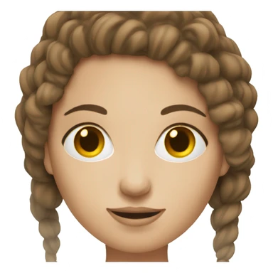 white woman with brown hair with hookah sticker