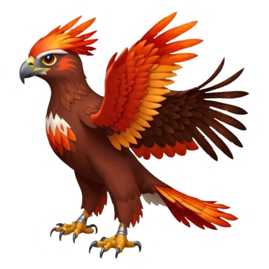 Braviary-Talonflame-Hawk-Eagle-fusion-hybrid-animal-creature  sticker