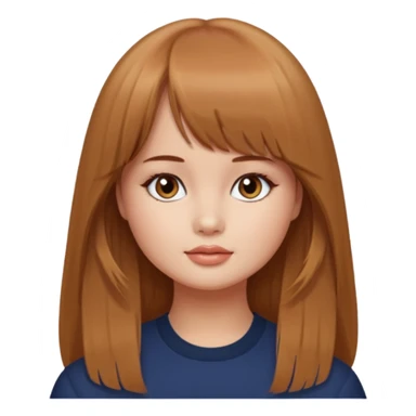 Debby Ryan (long hair with straight bangs) sticker