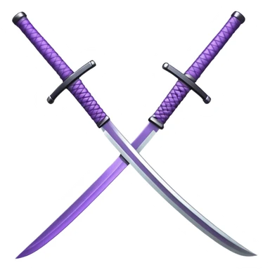 purple katana sticker