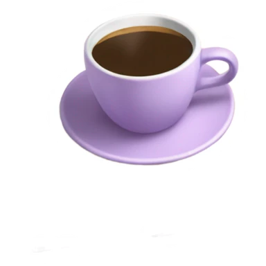 light purple cup of coffee, standing on a beige open Book, aesthetic, cozy  sticker