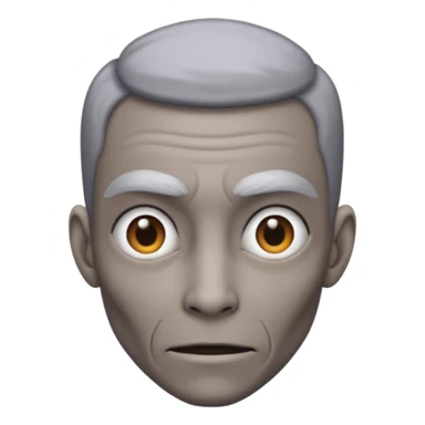 Mutant tall skinny gray sticker