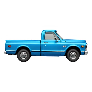 Blue 1972 Chevy Pickup sticker
