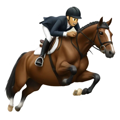 Horse showjumping  sticker