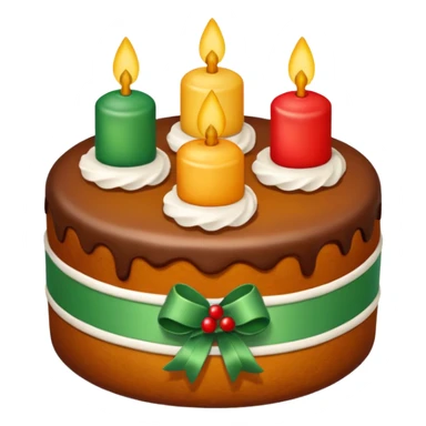 Christmas Cake sticker