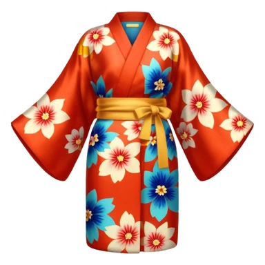 Kimono with no human just the dress sticker