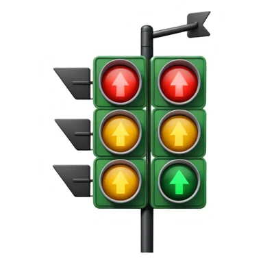 mac os icon rotation retro traffic signal directions sticker