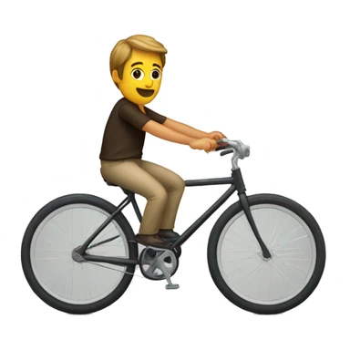 Jude en bicicleta sticker