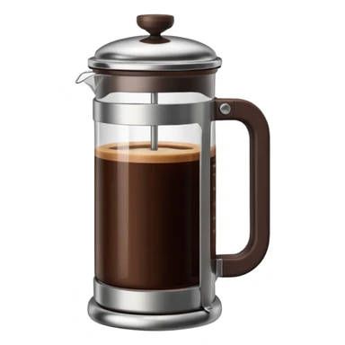 French Press sticker
