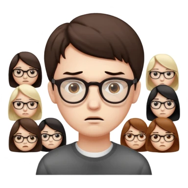 10 girls Fight and Lincoln Boy so Sad sticker