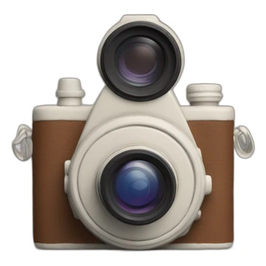 Plasticine slr film camera sticker