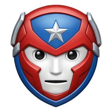 hazme un emojis del escudo del capitán América sticker