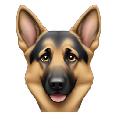 2 german shepherds sticker