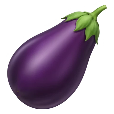 A coak looking eggplant sticker