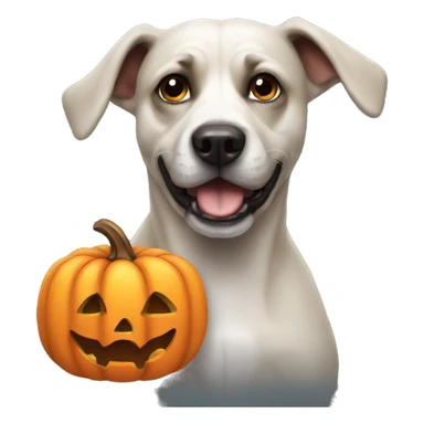 Dog halloween sticker