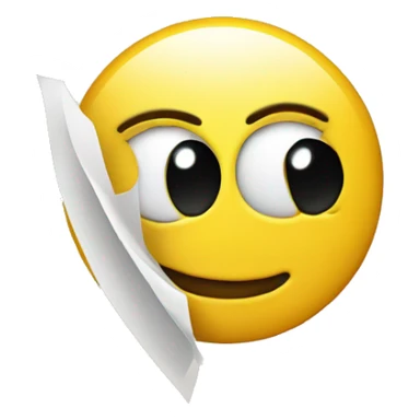 smiley for monthly employment meetings sticker