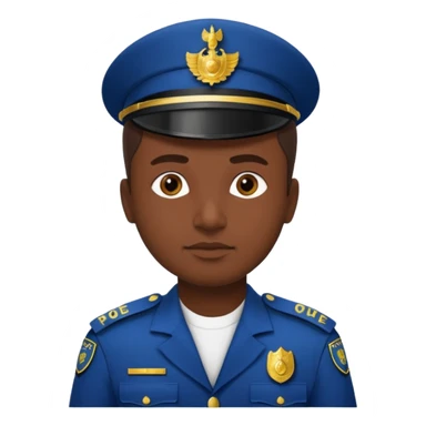 Round Pilate red background center in sindh police in capital sticker