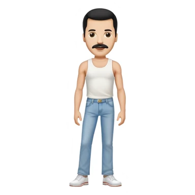freddie mercury full body sticker