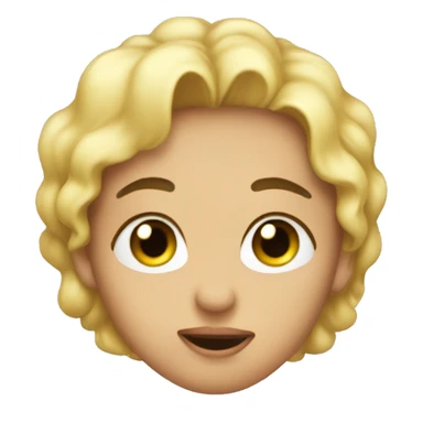 Heart eyes kiss sticker