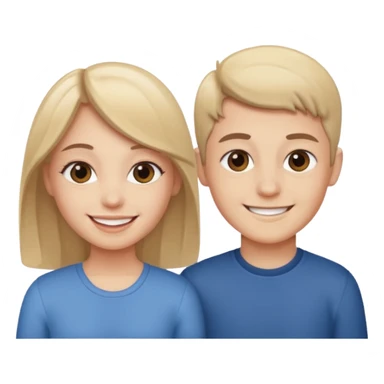 Sister brother sticker