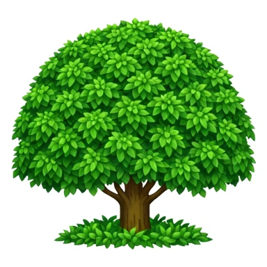 create a dnd style bush.png using 48x48 pixels size sticker