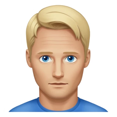 Alexander Skarsgård with blue eyes sticker