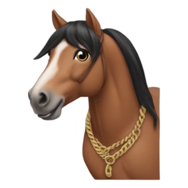 cardi b horse sticker