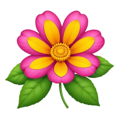 summer-themed emoji of a summer flower sticker