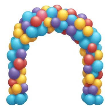Balloon arch sticker