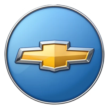 Chevrolet logo badge accurate straight sticker