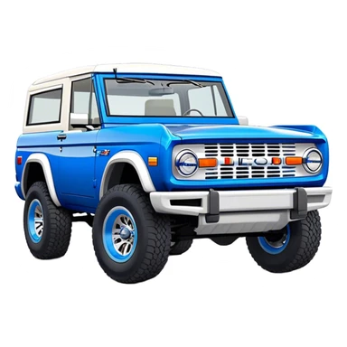 Ford Bronco - Ford (Model Year: 2021) (Iconic colour: Blue) sticker