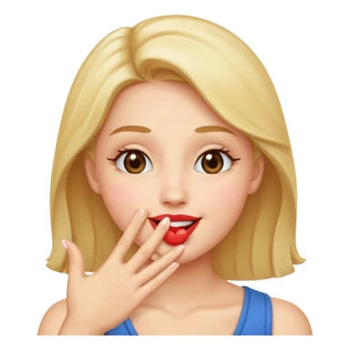 blowing kiss sticker