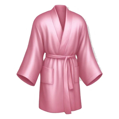 Light pink silk robe  sticker
