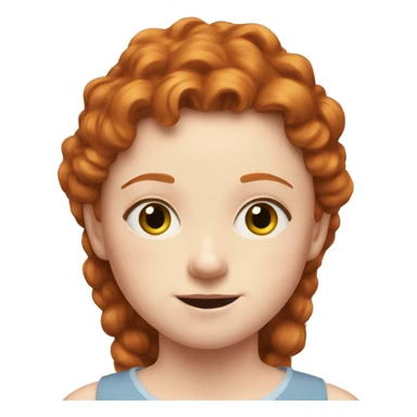 Sadie sink actress ginger  sticker