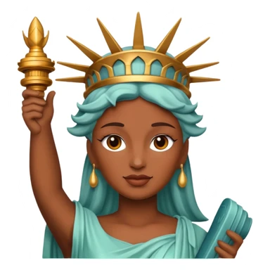 Lady Liberty sticker