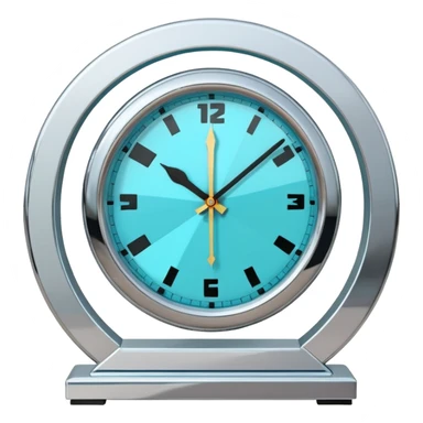 postmodern mantel clock sticker