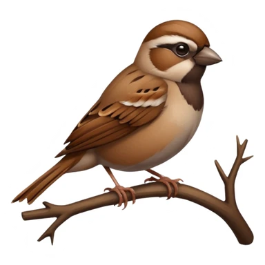 Sparrow sticker