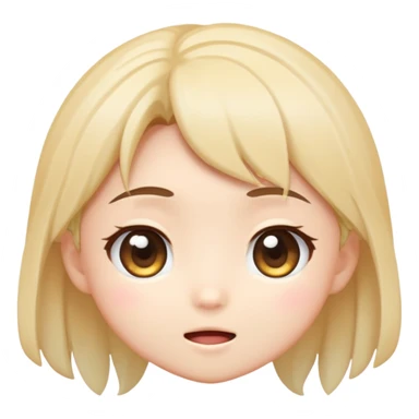 "A cute anime-style emoji of a [emotion] character with expressive eyes, chibi features, and a detailed soft shading. Vibrant colors, high detail, kawaii aesthetic, HD resolution." sticker