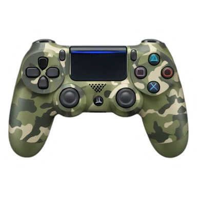 Homme avec manette ps4 camouflage sticker