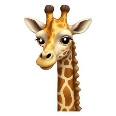 giraffe wearing hoodie sticker